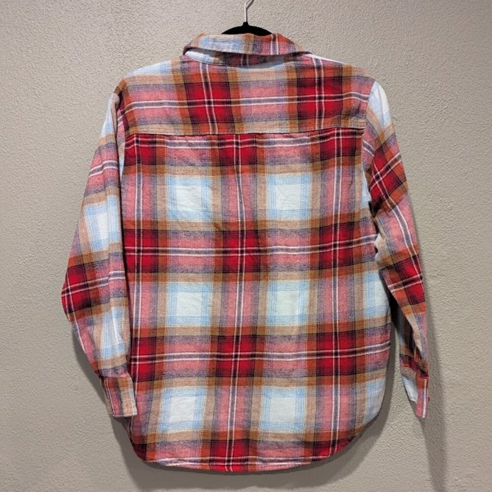 Old Navy  * Plaid Boyfriend Shirt * Women’s Size Small - Picture 2 of 3